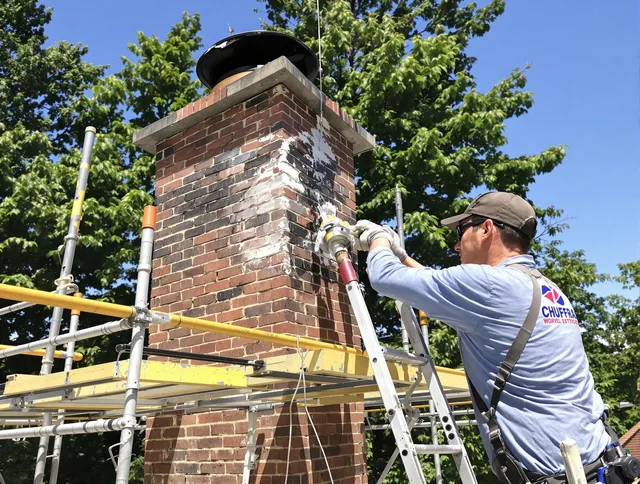 Structural chimney repair by North Smithfield Chimney Sweep in North Smithfield, RI