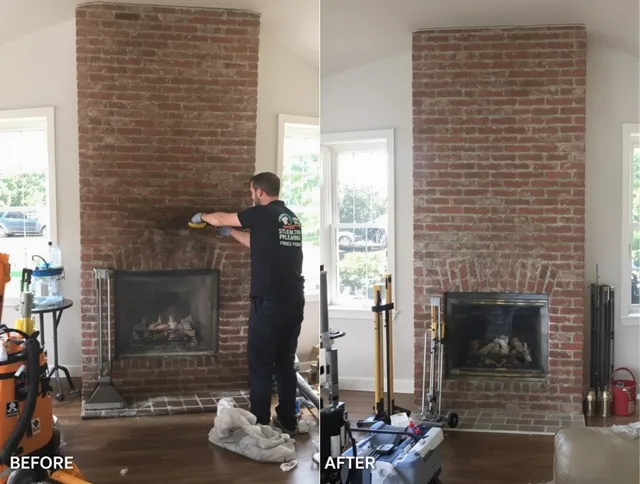 Finished chimney sweeping service by North Smithfield Chimney Sweep in North Smithfield, RI