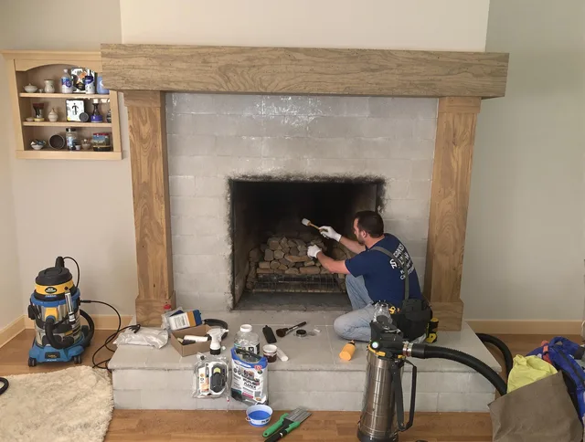 Detailed creosote removal process by North Smithfield Chimney Sweep in North Smithfield, RI